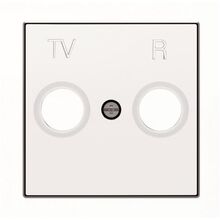 Лицьова панель TV+R розетки білий Sky