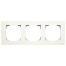 Рамка 3 поста білий Sky