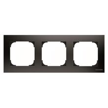 Рамка 3 поста чорний оксамит Sky