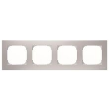 Рамка 4 поста срібний Sky