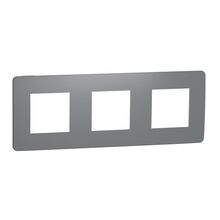 Рамка 3-пост Димчато-сірий/білий Studio Color Unica New