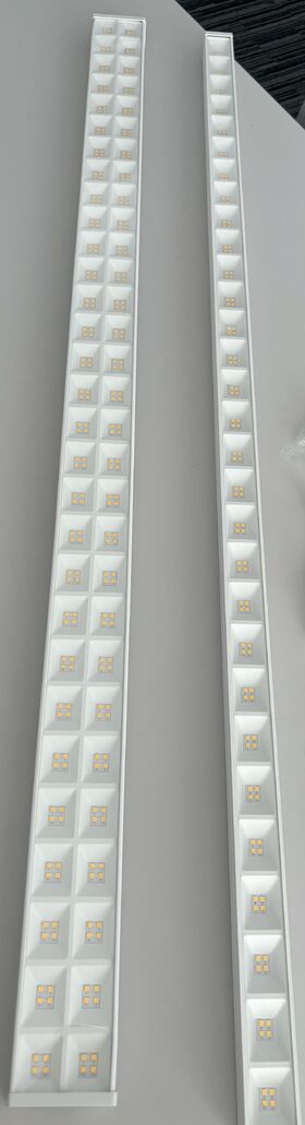 Светодиодный линейный светильник LLF 95W 11400Lm AC 165-265V IP20 4000К 1170x67x36mm гарантия 2 года (до 8 шт в линию) белый ELMAR