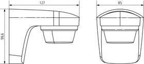 Датчик движения theLUXA S180 BK настенного монтажа IP55 черный фото 3