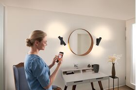 SMART+ Wifi Orbis Wall Cross 309x106mm Black TW 12 W 4058075573949 LEDVANCE фото 2