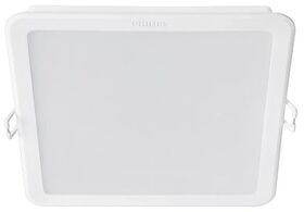 MESON 150 17W 6500K 1300 Lm H4,7 см S16.5x16.5 cм d150x150 мм IP20 НЕ-дим. Светильник точечный Philips белый квадрат_915005749101 Philips