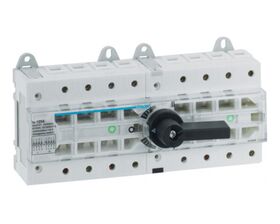Перемикач трипозиційний I-0-II, 125А, 400/690В, 4-полюса, 12м Hager