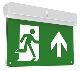 Указатель аварийного выхода аварийный светильник EM EXIT E 0,8W 30M 3H AT батарея 3 часа IP20 313х42х212 мм Ledvance