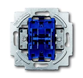 2000/6/6US-101-500 Механизм выключателя двухклавишный проходной 6+6 BJE