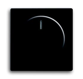 6540-885-102 Лицевая панель для поворотного светорегулятора Solo/Future/Carat/Axcent (черный бархат)