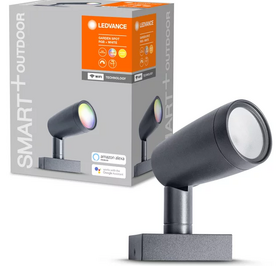 SMART+ Wifi Garden Spot RGB + W 1P 5 Вт IP44/65 DG Светильник-садовая подсветка: Сады, Балконы, Открытые площадки Темно-серый LEDVANCE фото 1