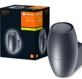 ENDURA Classic Cannon Wall Up GU10 DG IP44 Фасадный светильник-Бра ВВЕРХ "Пушка" стекло/алюминий LEDVANCE фото 1