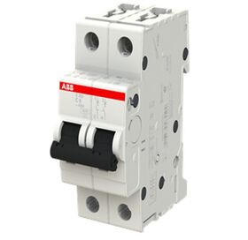 S202-C10 2P мініатюрний Автоматичний вимикач 10А C 6kA System pro M compact ABB