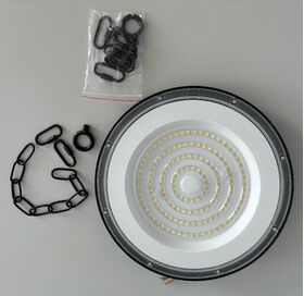 Світильник LHB 200w 22000Lm AC 100-265V IP65 6500К d340 x 45mm гарантія 2 року промисловий для високих стель ELMAR