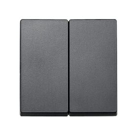 Клавиша для выключателя 2-кл., Merten System M, (антрацит мат.ТП) Schneider Electric