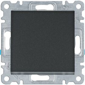 Вимикач 1 хрестоподібний Lumina, чорний, 10АХ/230В Hager WL0033