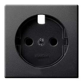 Панель для розетки силовий, Merten System M (антрацит) Schneider Electric