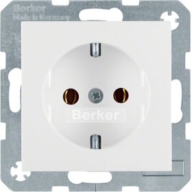 Розетка з/к полярна білизна 16А/250В S.1/B.3/B.7