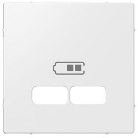 Лицевая панель зарядки USB белый System M : інтернет-магазин Elmar Україна