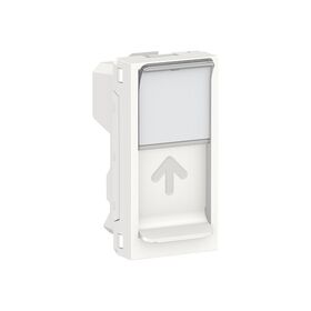 Центральна плата RJ45 Keystone/Systimax 1 м білий Unica New