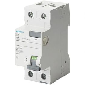 ПЗВ ТИП AC 25A 1+N-ПОЛ. 30MA 230V 2МОД SIEMENS