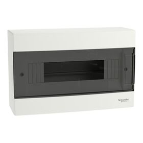 Щит пластиковый 12 модулей Easy9 EU навесной (1 х 12) дымчатые двери (пластик) Schneider