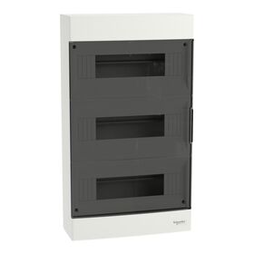 Щит пластиковый 36 модулей Easy9 EU навесной (3 х 12) дымчатые двери (пластик) Schneider