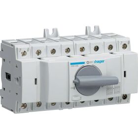 Переключатель трехпозиционный  I-0-II  80А до 35мм2, 4полюса hager