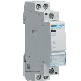 Контактор беcшумний 25A 2НВ 230В АС 1-модуль HAGER