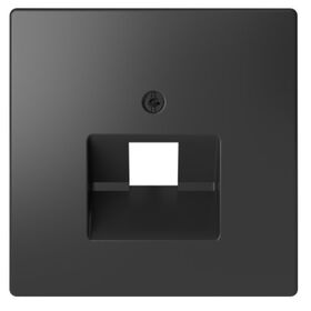 Панель-накладка компьютерной розетки 1xRJ45 серия D-Life Антрацит Merten System Design