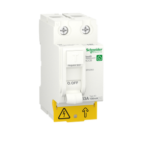 Диференціальне реле (ПЗВ) RESI9 2P 63A 100mA АС Schneider Electric