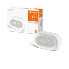 Нічний годинник 3,4 Вт LINEAR LED CLOCK DIM USB WT 6X1 LEDV вбудований акумулятор LEDVANCE