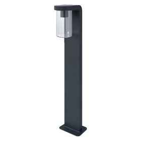 ENDURA Classic Cascade 80cm Post E27 Clear IP44 Светильник парковий Столбик стекло/алюминий LEDVANCE