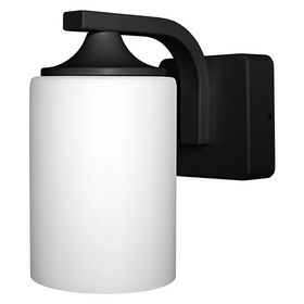 ENDURA Classic Lantern Cylinder E27 Black IP43 Алюминиевый светильник настенный Фонарь-Цилиндр черный: Вход, Дворики, Балконы LEDVANCE