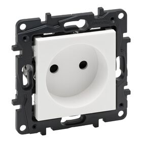 NILOE STEP Розетка силовая 2К 16А, 250 В винтовые клеммы, Цвет Белый