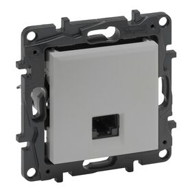 NILOE STEP Розетка інформаційна RJ45 CAT5e UTP, колір Алюміній