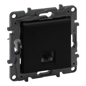 NILOE STEP Розетка информационная RJ45 CAT5e UTP, Цвет Черный