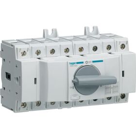 Переключатель трехпозиционный  I-0-II  63А 400/690В, 4 плюса 8мест hager