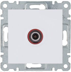 Розетка ТВ Lumina, біла Hager WL3210