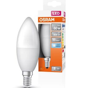 LED Лампа Свечка 7,5W/840 230V E14 LED Star Classic B 60 Frosted LEDVANCE