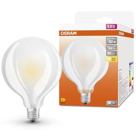 Лампа светодиодная 7W/827 230V GL E27 LED Star Globe 95 Frosted LEDVANCE