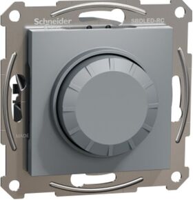 Поворотный LED димер, 230 В, 370 Вт без рамки Сталь Asfora Schneider Electric EPH6800162