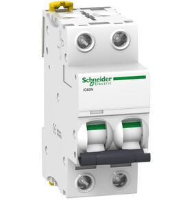 Автоматический выключатель iC60N 2P 10A B Schneider Electric A9F78210