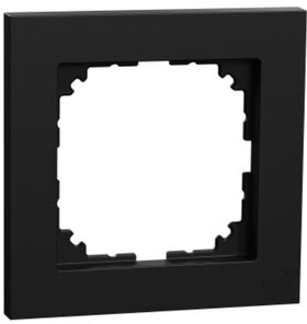 Рамка 1 постова M-Pure Ocean Plastic матовий чорний Schneider Electric Merten MEG4010-3603