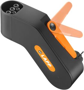 Зарядний пристрій 1-фазний MOBILITY DOCK 2,3 кВт 10А/230В Schuko / Type 2 IP44 для заряджання електромобіля від побутової розетки із заземленням LAPP MOBILITY фото 2