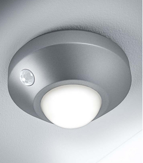 Нічник 1,7Вт білий NIGHTLUX CEILING WT 6XBLI1 LEDV з датчиком руху та освітленості 3x 1,5 V AA LEDVANCE фото 1