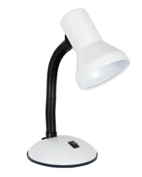 Настільна лампа PANAN CLASSIC DISK E27, 40Вт Біла метал/пластик Osram 4099854364129