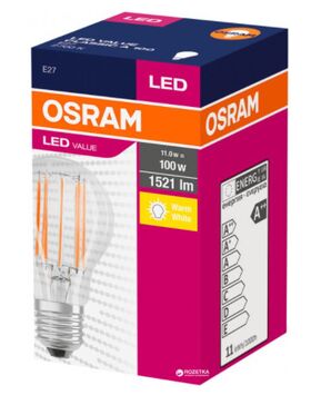 Світлодіодна лампа VALUE CLA100 11W/840 230V FILE27 OSRAM