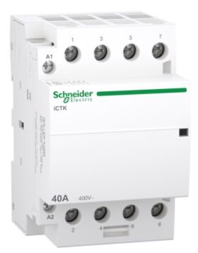 Контактор АС 40A 4NO 400 В котушка 220-240 В  Acti9 iCTK (Двигун-опалення-освітлення) Schneider Electric
