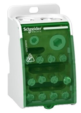 Распределительный блок 1-пол 250А 14 отверстий Schneider Electric