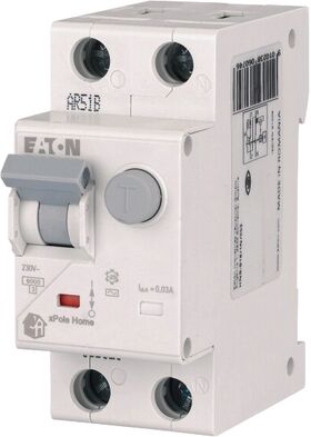 Дифавтомат 16А С 2-полюса 4.5kV HNB-C16/1N/003 Eaton xPole Home